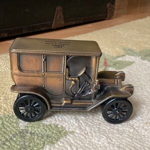 Vintage 1908 Buick Cadillac Car Coin Bank